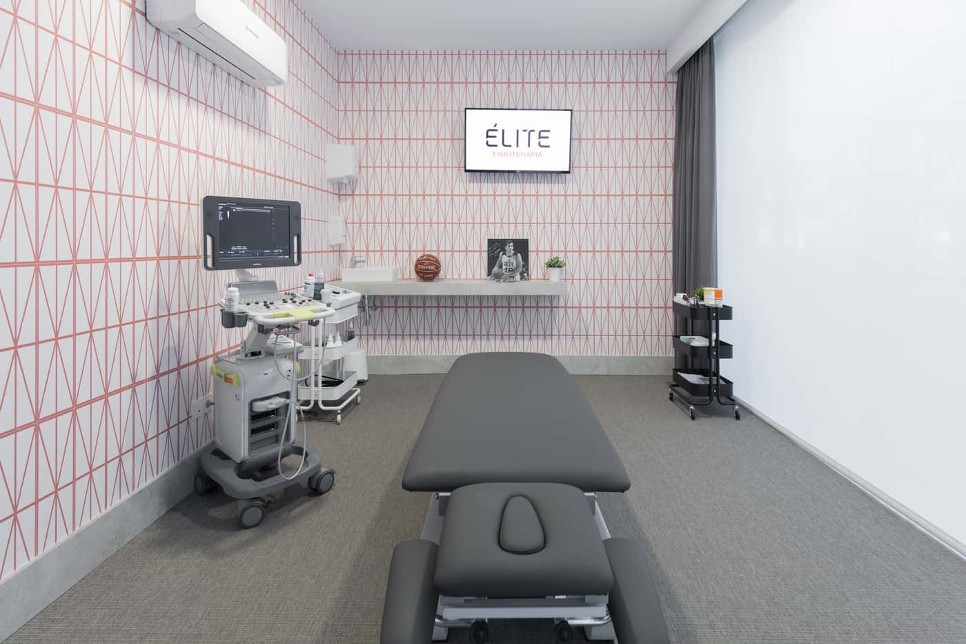 Box de fisioterapia en el proyecto Centro Élite