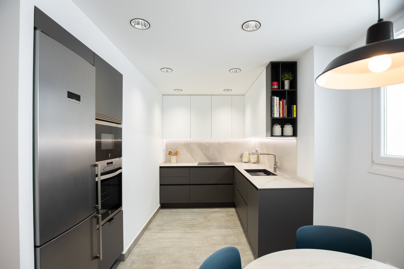 cocina moderna blanca