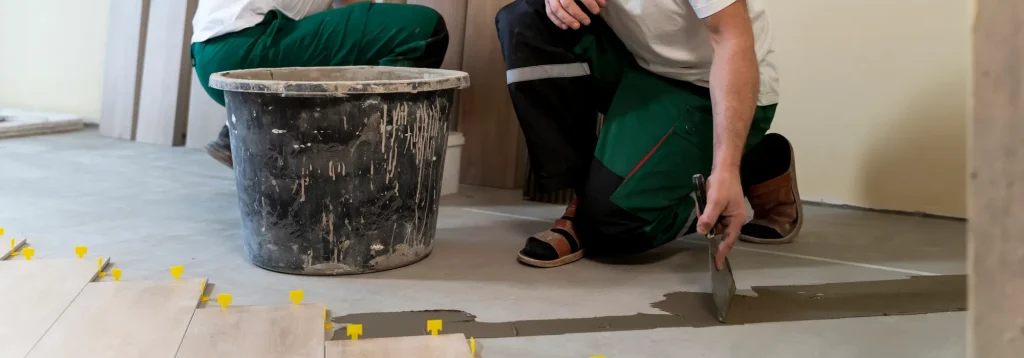 suelo de baldosas contratistas de iro completo