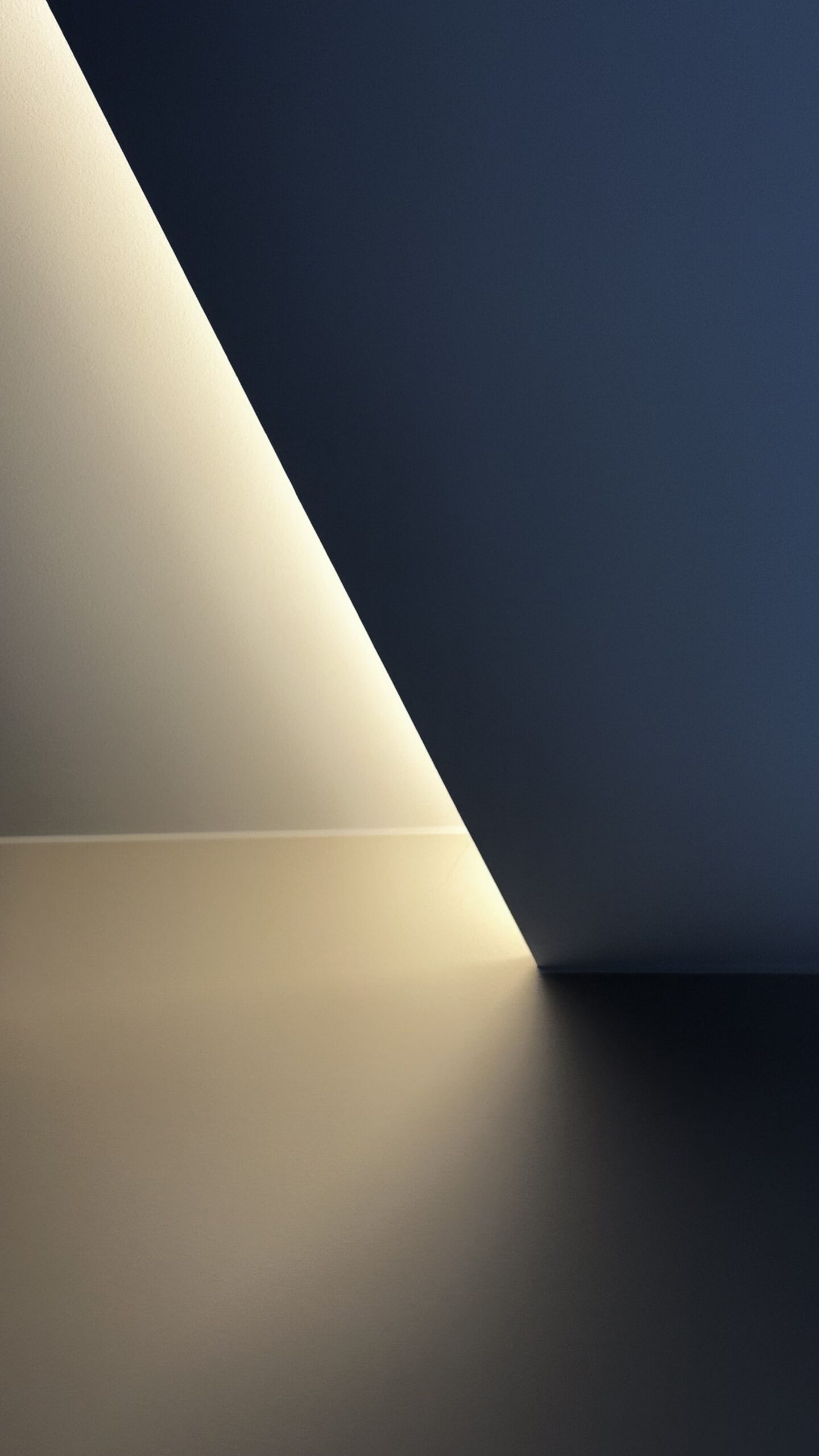 Línea de luz indirecta en la pared
