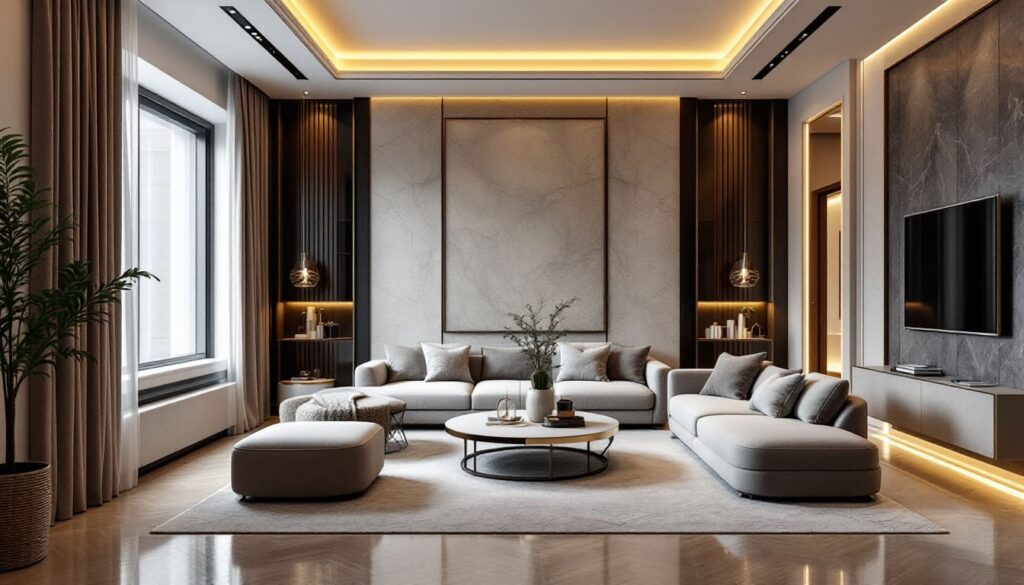 interior lujoso salon estilo moderno contemporaneo