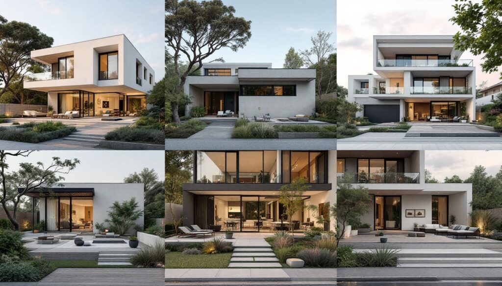 viviendas modernas diseno arquitectonico fachadas