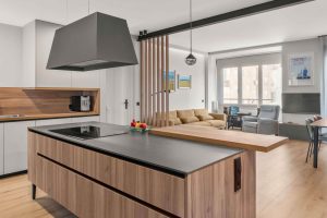 Cocina moderna con isla