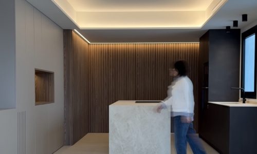 persona en una cocina