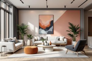 A photograph of a stylish and modern interior space that showcases the latest design trends for 2026