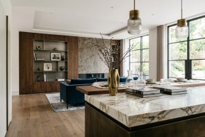 materiales exclusivos en salón