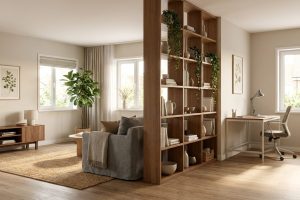 Dividir el salón en dos ambientes: ideas y soluciones reales